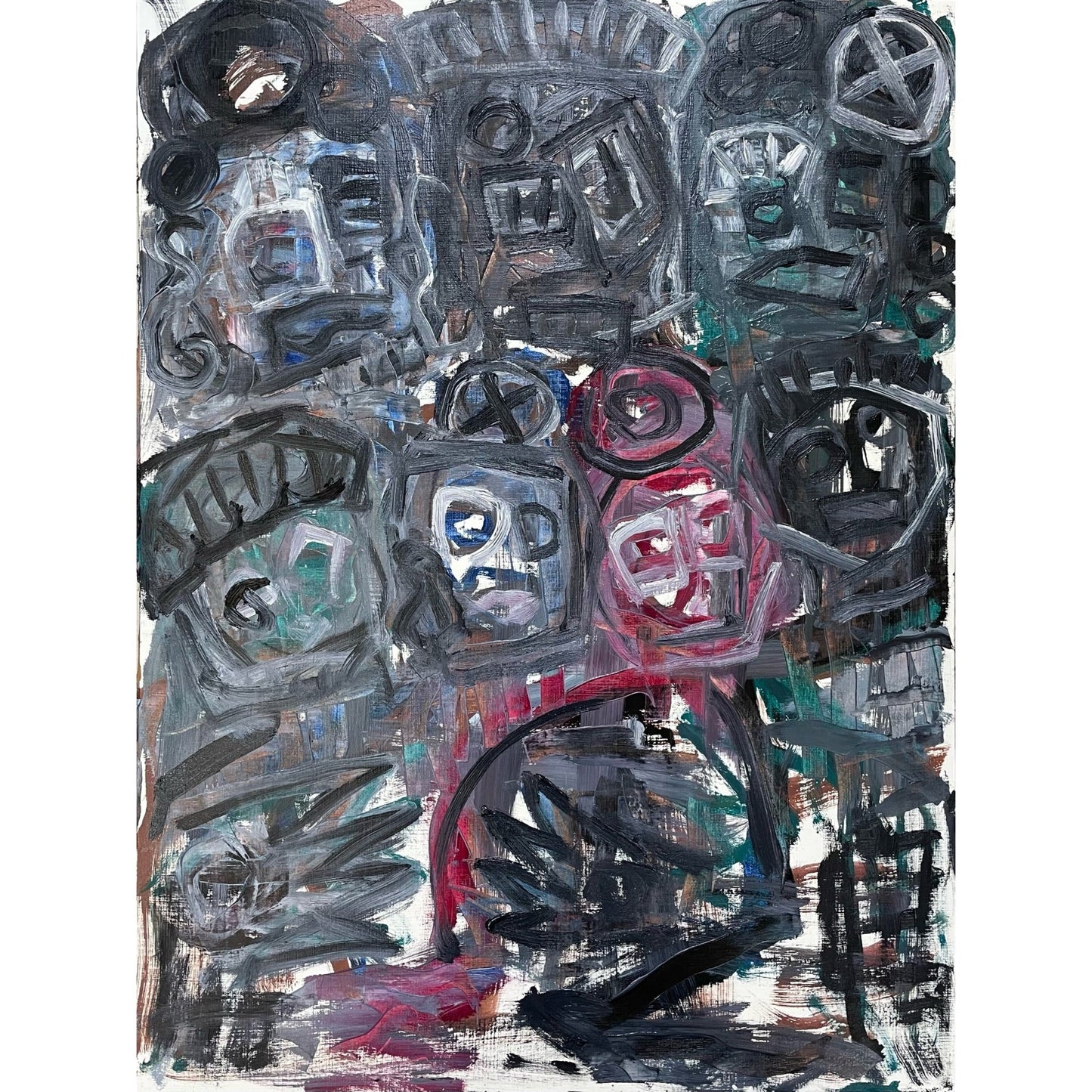 Family: Patchwork Family with Four Kids (II) - WALTHER FINEART GERMANY