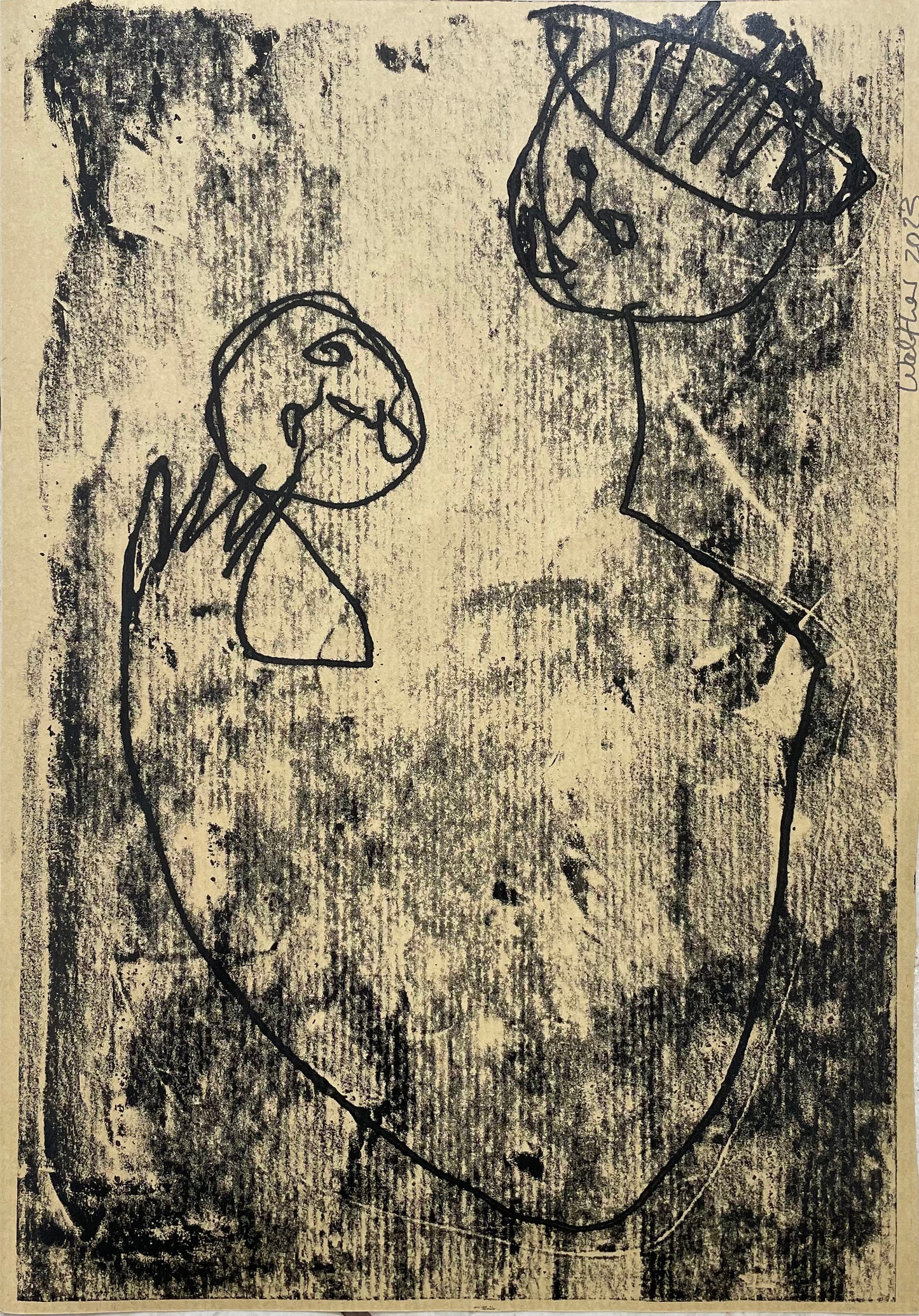 Family: Young Man Holding His Child (II)