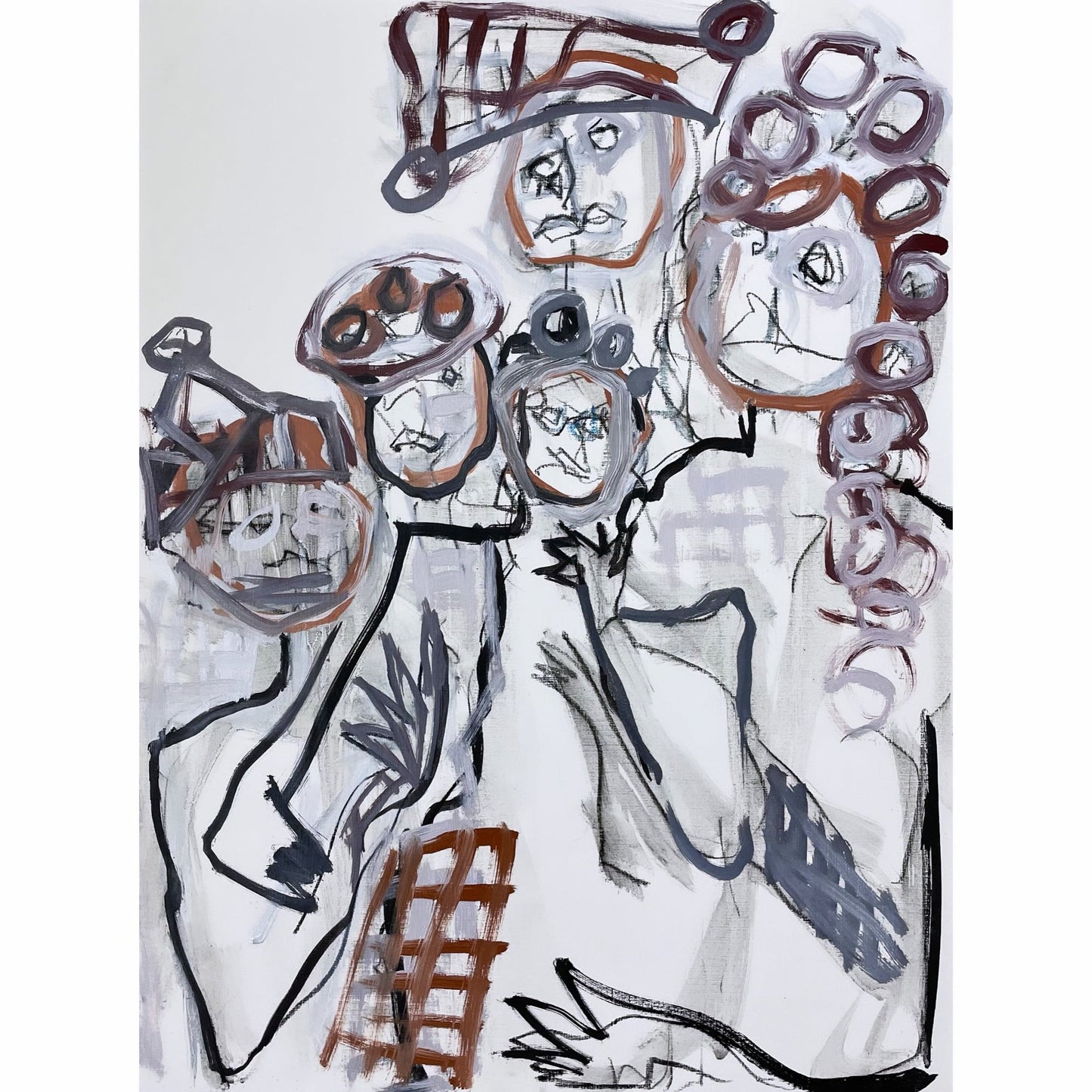 Fünfköpfige Familie / Family of Five (I) - WALTHER FINEART GERMANY