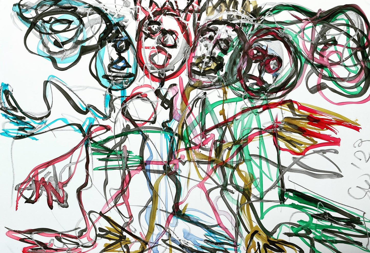 Fünf beste Freunde (im Krieg) / Brothers in Arms (II) - WALTHER FINEART GERMANY