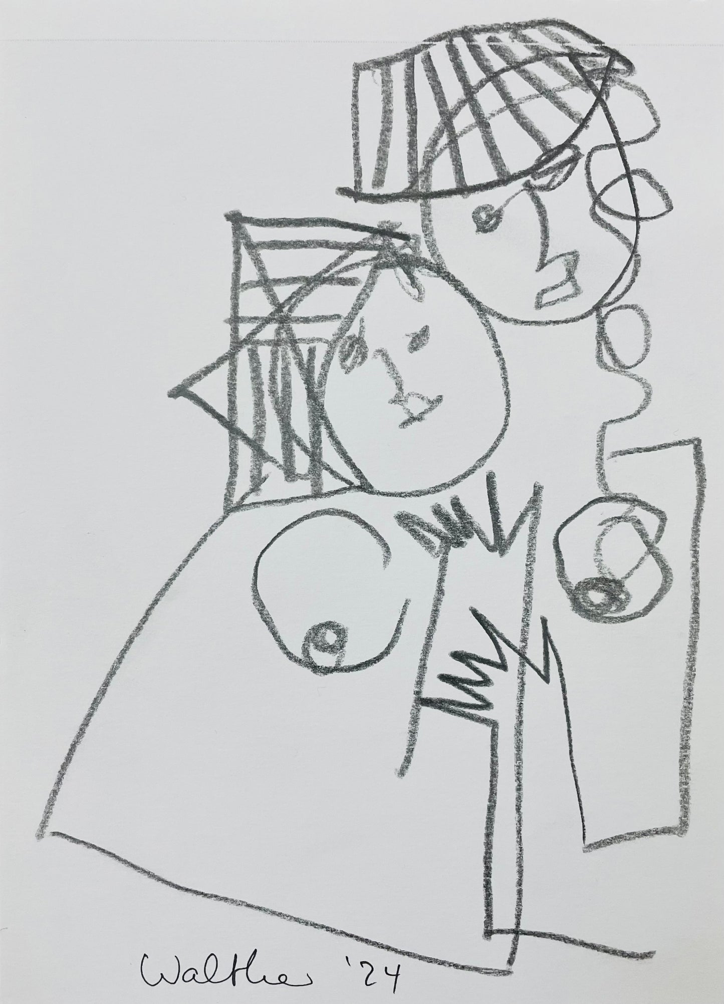 War Times: Young Mother with Baby